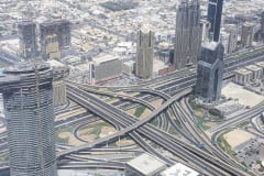 VIEW FROM BURJ KHALIFA