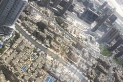 VIEW FROM BURJ KHALIFA